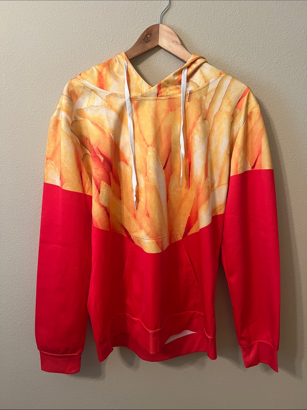 French Fries Hoodie. Men's Casual Sweatshirt